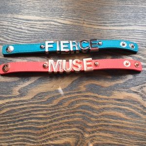 BCBGeneration Fierce and Muse bracelets